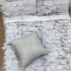 Chic Ruffle Cotton Duvet Cover Set