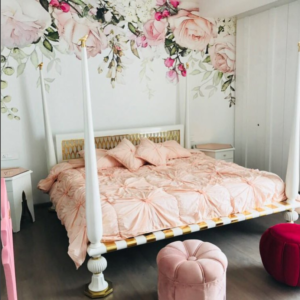 Smocked Cotton Quilt Set