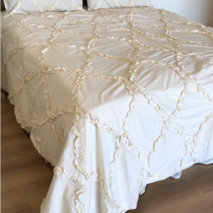 Ruffle Trim Duvet Cover Set