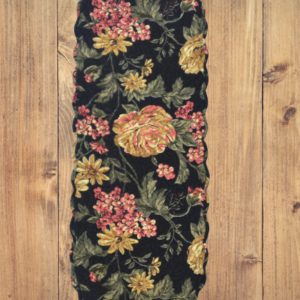 Black Floral Table Runner