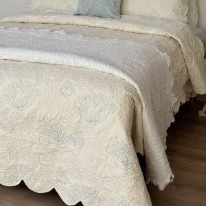 Florentina Cotton Embroidered Bedspread