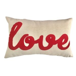 Love Applique Cushion Cover