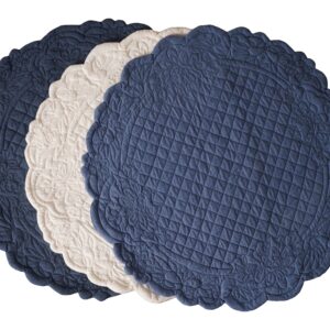 Victorian Round Placemats (Set Of 4)
