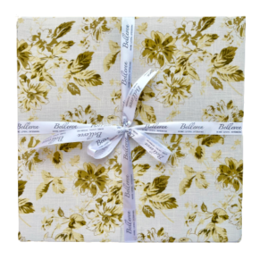 Yellow Fleur De Leaf Table Linen Gift Box