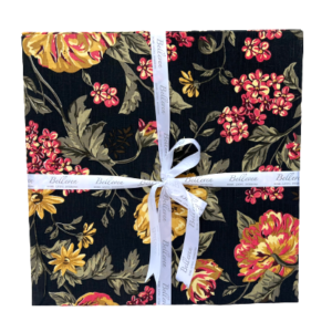 Black Floral Table Linen Gift Box