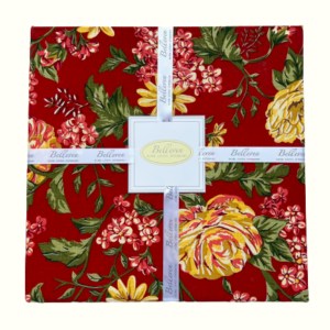 Red Floral Table Linen Gift Box