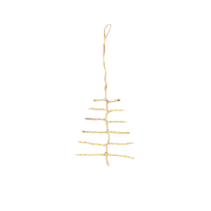Brass Wire Christmas Tree Ornament