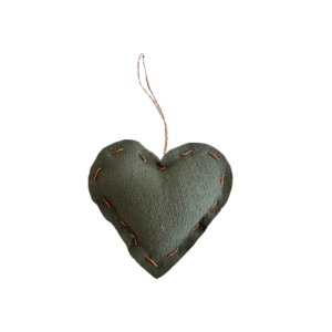 Heart With Copper Wire Ornament
