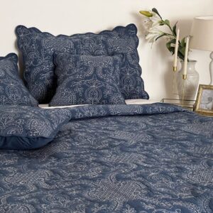 Grandeur Embroidered Cotton Bedspread Set