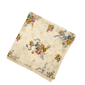 Vintage Ribbon Rose Napkins (Set of 4)