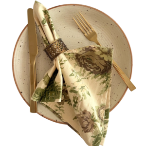 Cabbage Rose Napkin