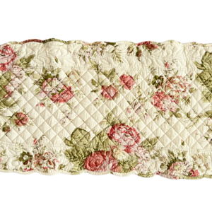 Pink Rose Vintage Table Runner