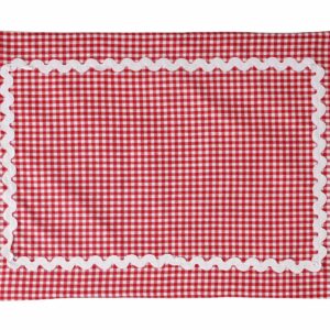 Gingham Lace Placemat