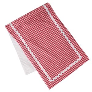 Gingham Lace Table Runner