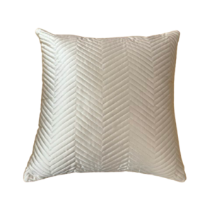 Luxe Satin Chevron Quilted Pillow Cover