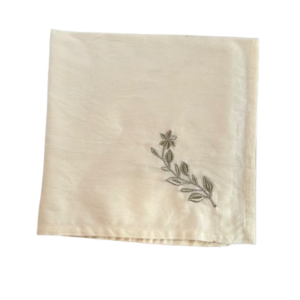Ivory and Gold Motif Napkin (Set of 4)