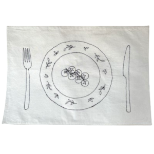 Table Setting Minimalist Placemat (Set of 4)
