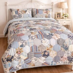 Football Patchwork Bedding Set